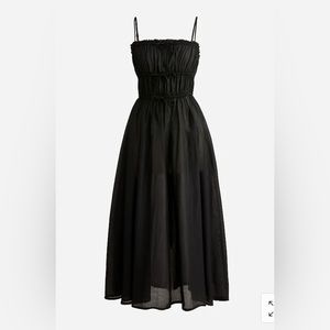 JCREW Tie-front voile cover-up midi dress